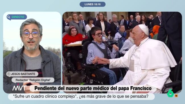 Jesús Bastante se pronuncia sobre el estado de salud del papa Francisco: "Siempre hay cardenales que sacan brillo al bonete"